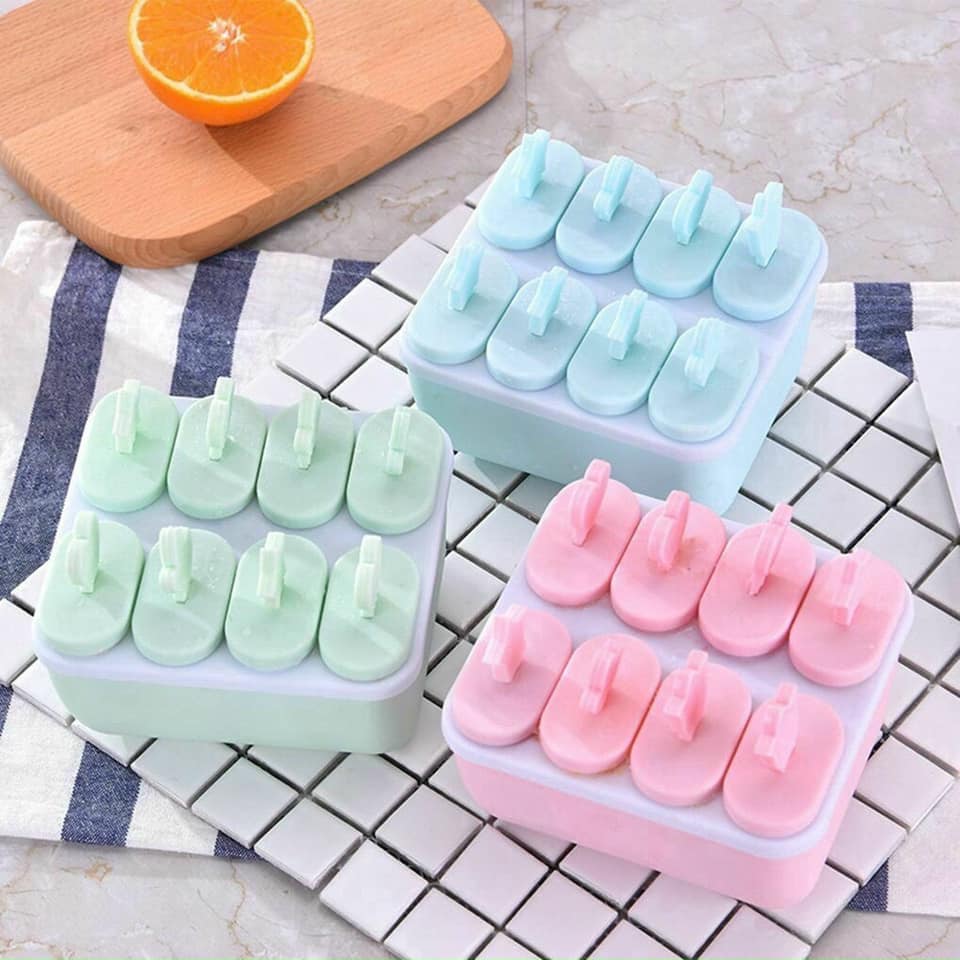 Bộ khuôn làm kem 8 cái