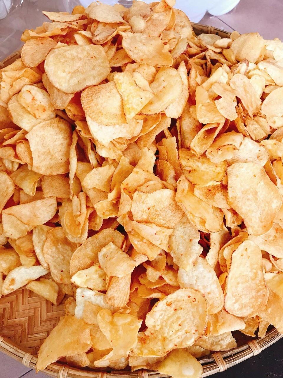 Khoai lang sấy tẩm vị cay mặn