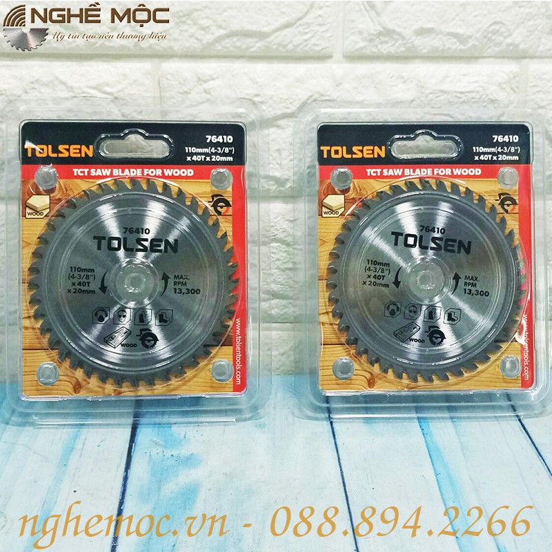 Đĩa Cắt Gỗ Tolsen 76410 Nghề Mộc