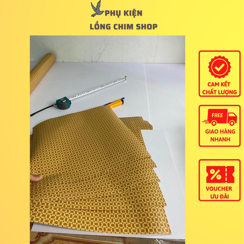 GIẤY DÁN lồng chim, DÁN DECAL DÁN ĐÁY LỒNG CHIM - LỒNG CHIM THẾ AN