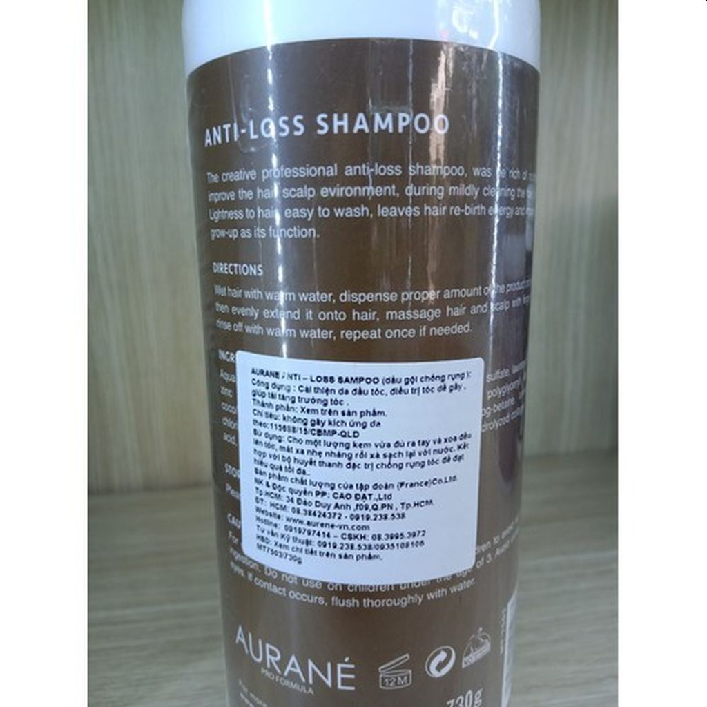 Dầu gội chống rụng tóc AURANE Shampoo 750ml