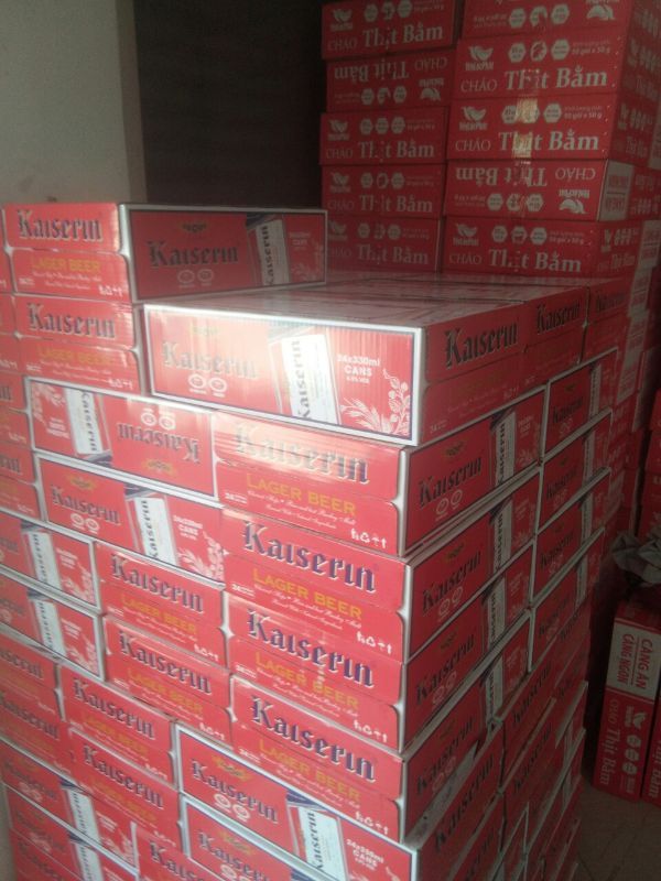 Bia Đức Kaiserin Date 05/2021 Thùng 24 lon