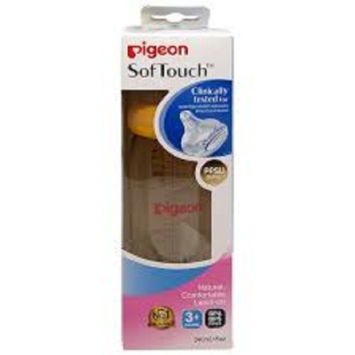 Bình pigeon plus nhựa ppsu 160ml/240ml