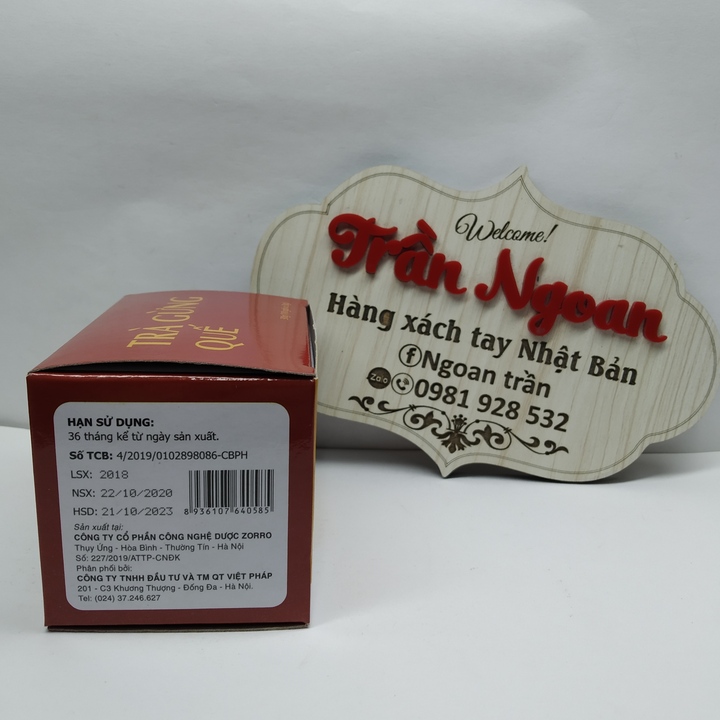 Trà Gừng Quế việt Pháp - Hộp 10 Gói