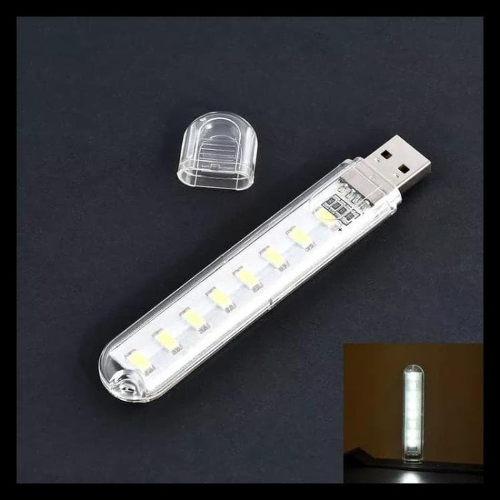 Bộ 3 Đèn Led 8 Bóng Siêu Sáng Cắm Cổng Usb