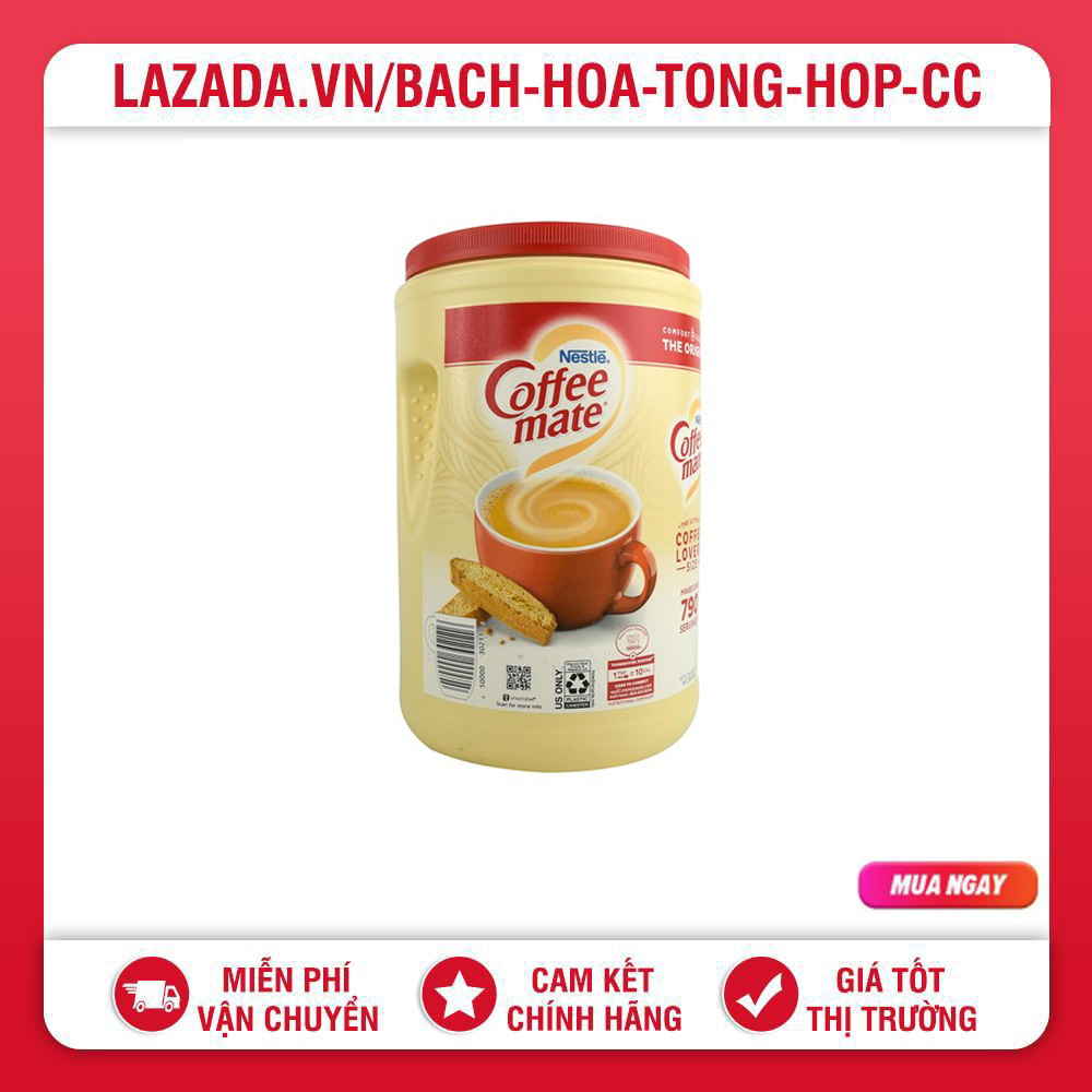 Bột Kem Pha Cà Phê Nestle Coffee Mate 1.5kg – Mỹ (date 2025)