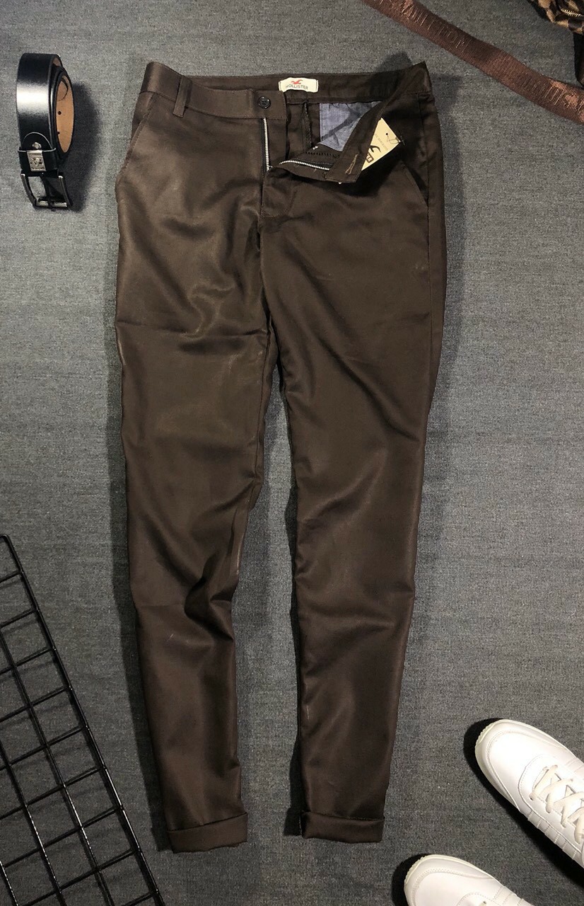 Quần dài tây kaki nam [MIỄN PHÍ VẬN CHUYỂN TOÀN QUỐC] quần âu nam cao cấp thiết kế Hàn Quốc form ôm màu đen trắng nhiều màu quần dài vải kaki co giãn tốt Liyorshop - QDKK001