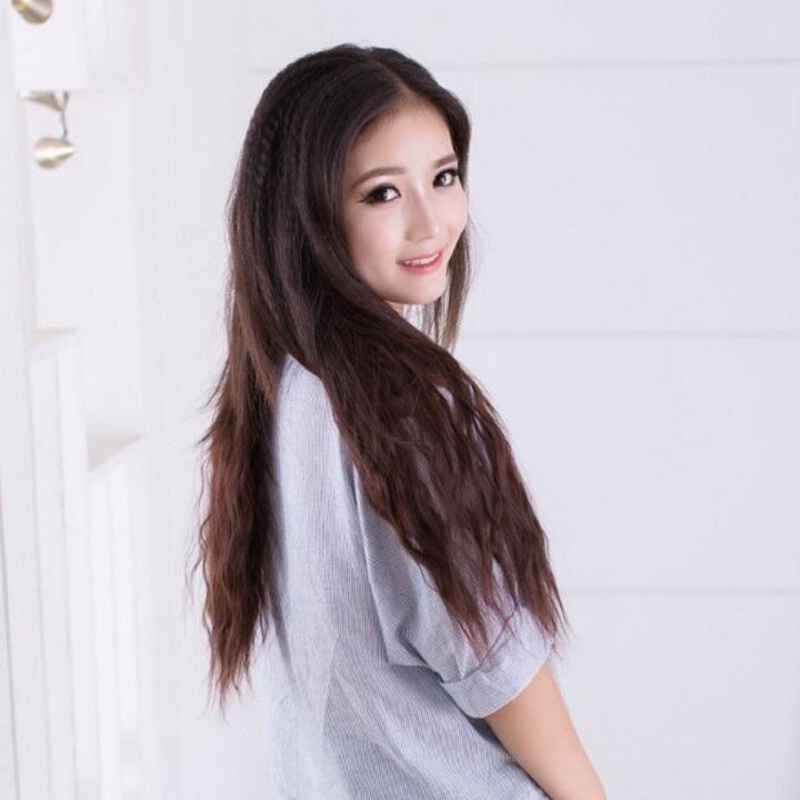 Tóc kẹp nữ Hàn Quốc bấm xù T28