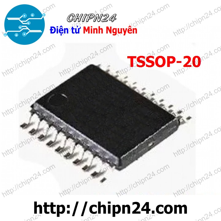 [2 con] (ST) IC Dán HC245 TSSOP-20 Hàng Tốt (SMD) (74HC245 74HC245PW) (IC Bộ thu phát bus bát phân) - HH004959