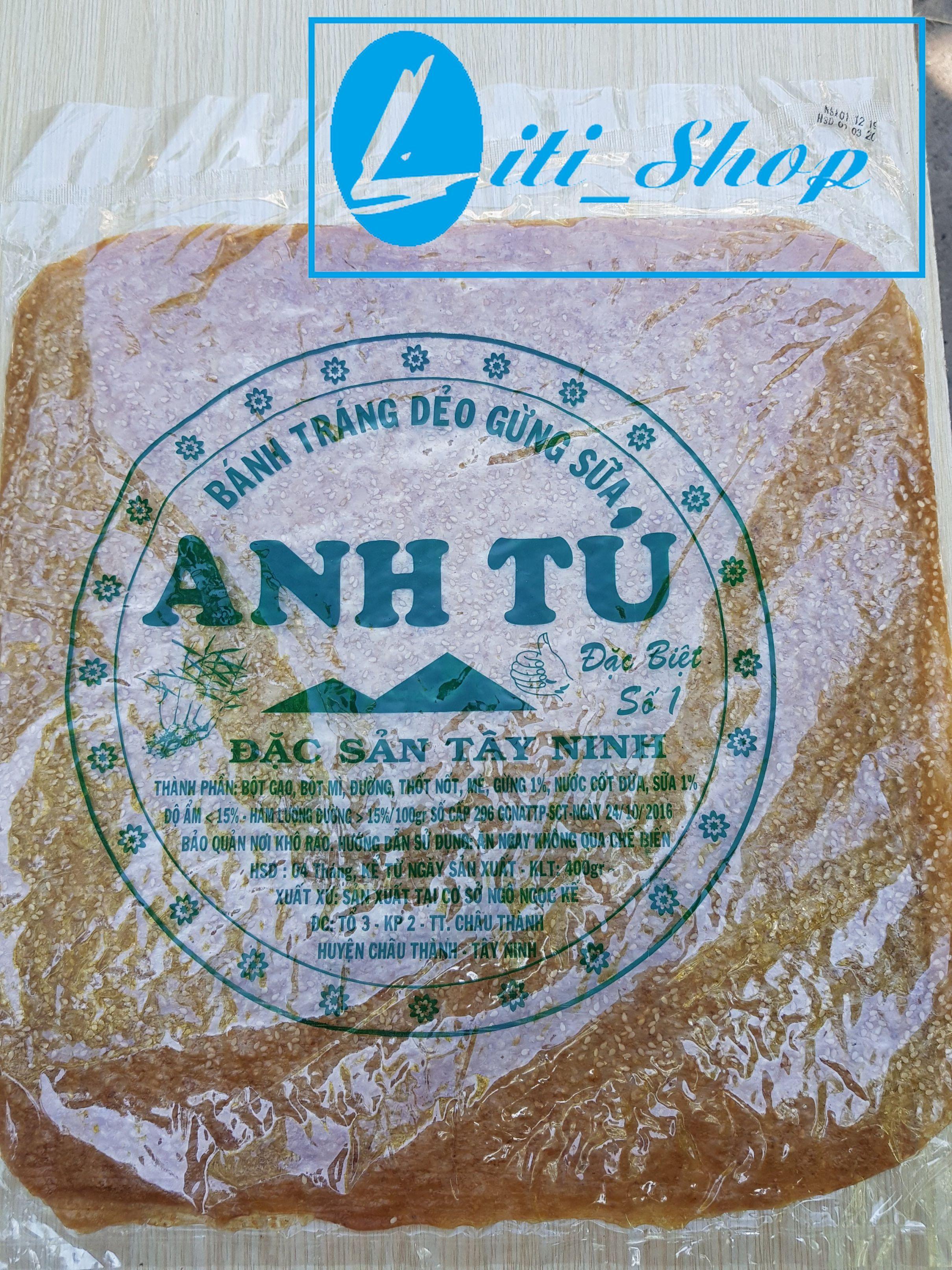 Bánh dẻo mè gừng Sữa Anh tú 450Gr (Loại to)