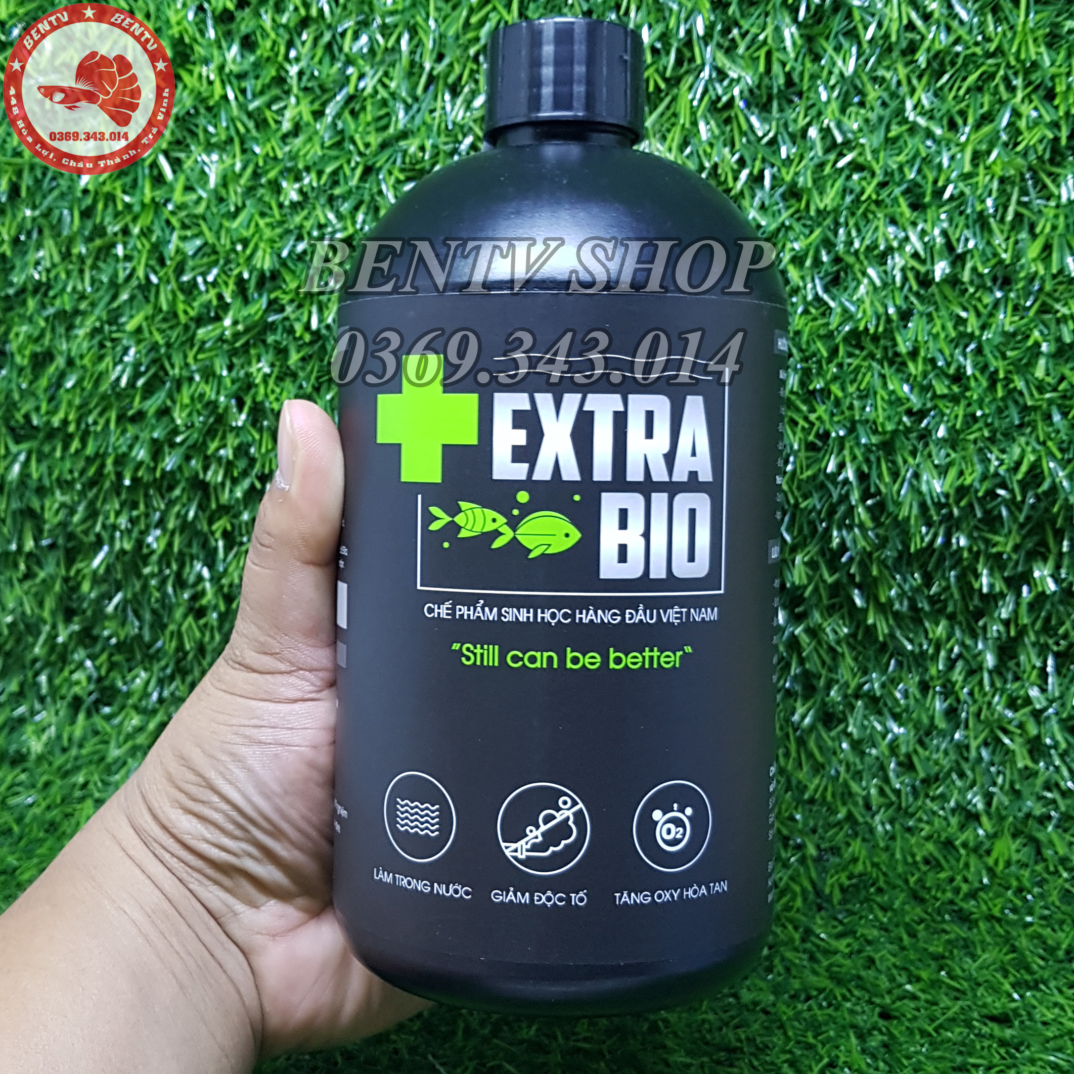 Chế Phẩm Sinh Học Extrabio 1000ml - Làm Trong Nước Hồ Cá