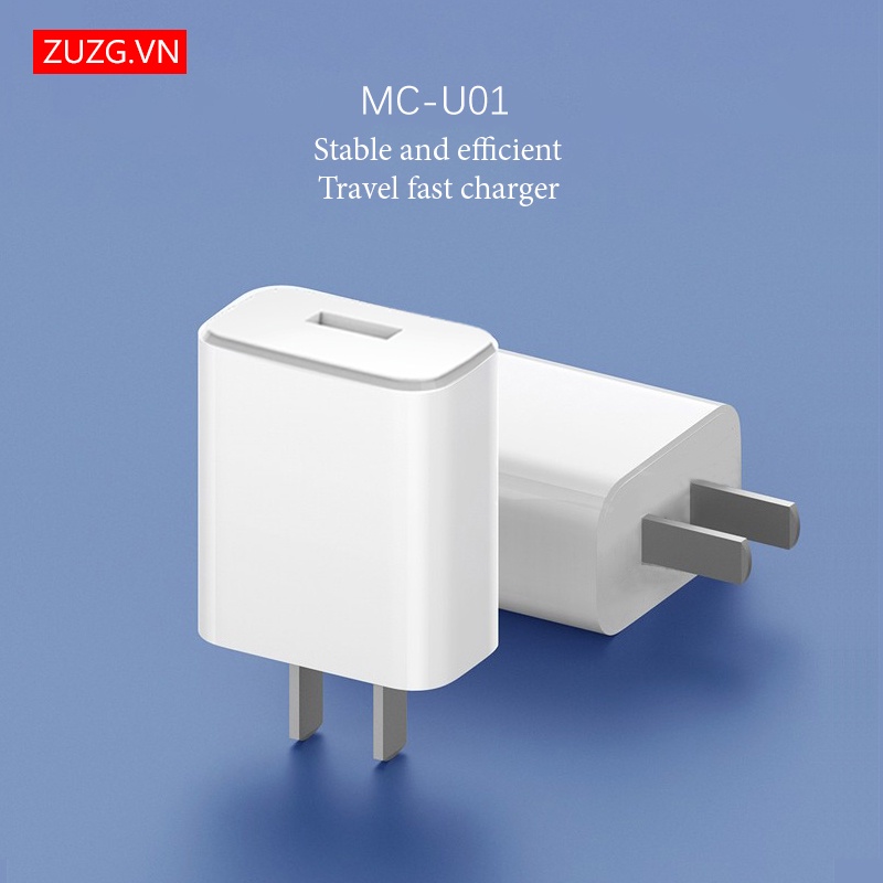 Củ sạc nhanh iphone samsung  ZUZG 2.4A 10w U01