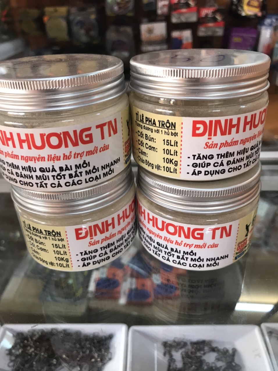 Hủ Bột Định Hương TN Trộn Mồi Câu Cá