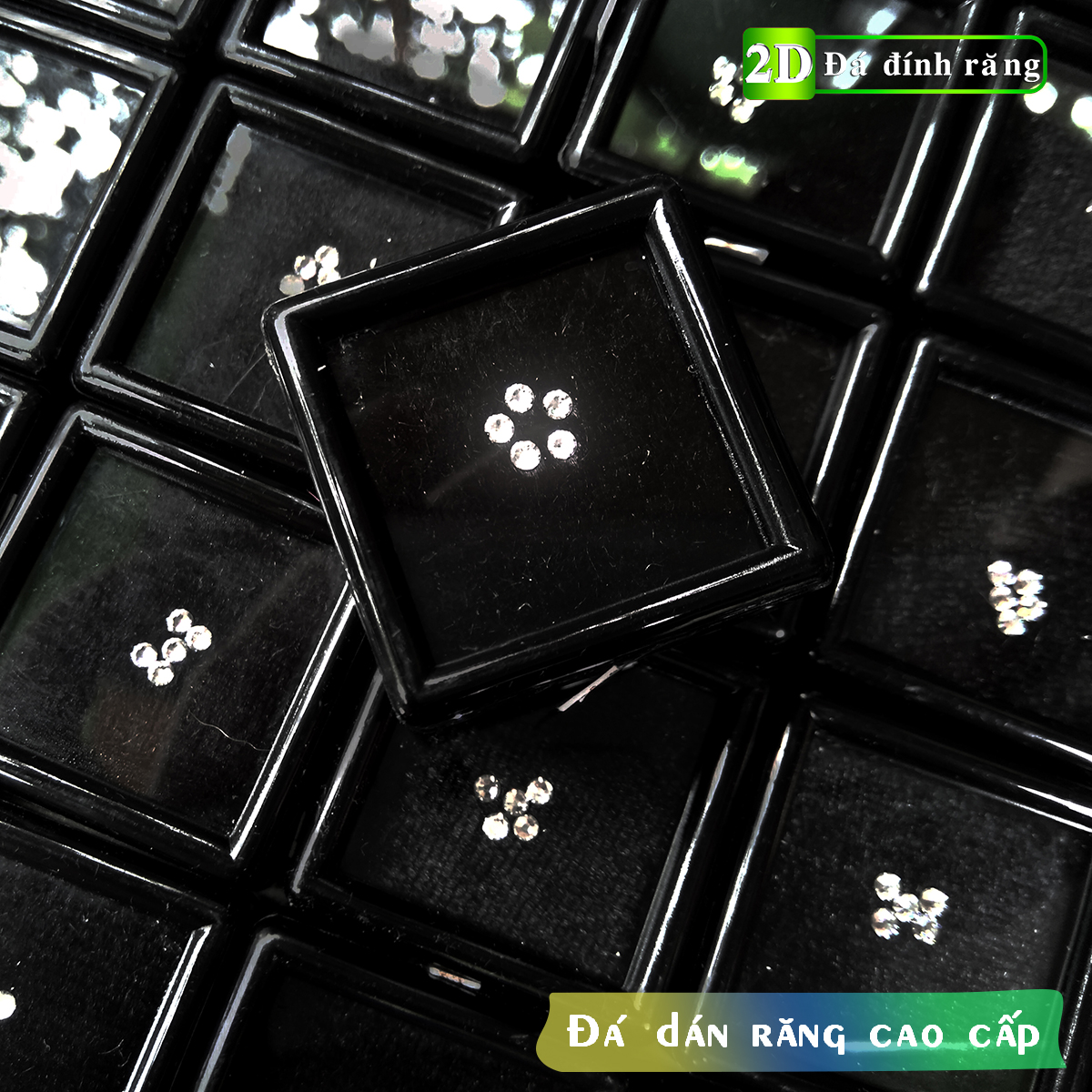 [HCM]Combo đá đính răng 5 viên + tặng keo dán