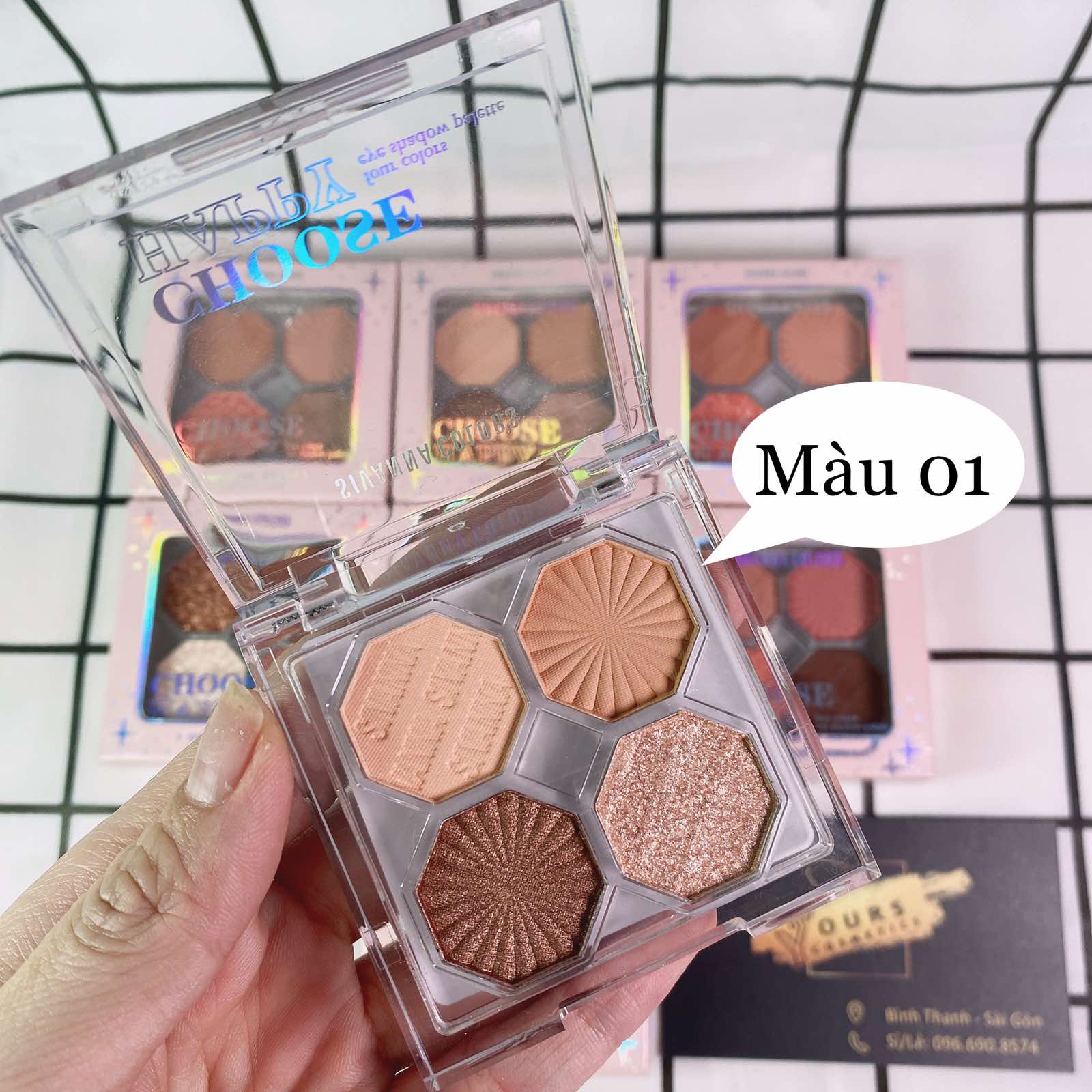 Bảng phấn mắt sivanna choose happy eye shadow hf170