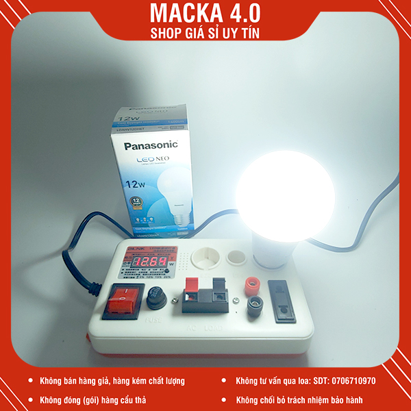 Bóng đèn led tròn panasonic 3w 5w 9w 12w 15w siêu sáng ánh sáng trắng 6500k