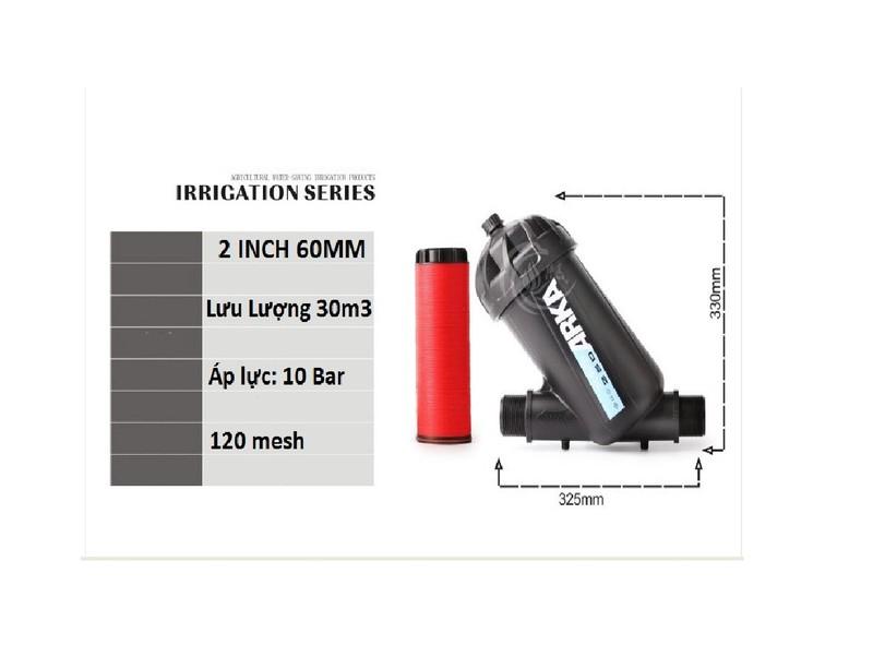 Bộ lọc đĩa phi 60mm ARKA hệ thống tưới lớn