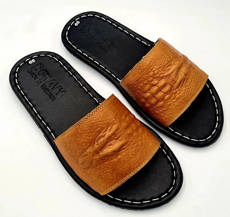 DÉP NAM CAO CẤP DA BÒ 100%  - SHOP KINSON