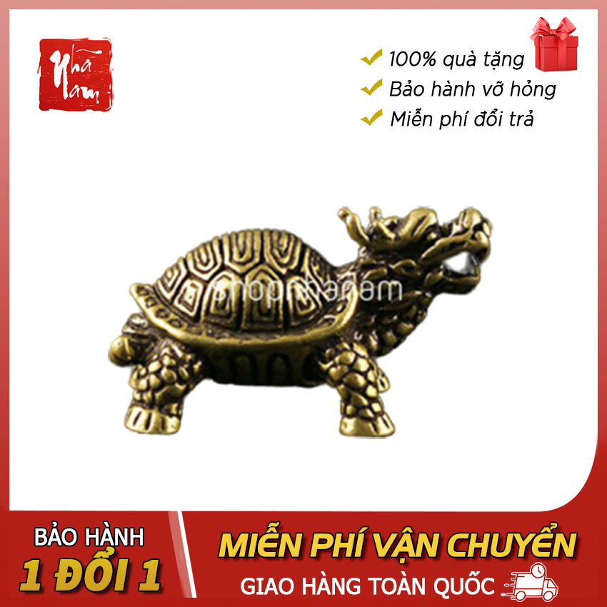 Tượng đồng phong thủy Long Quy, Rồng Rùa trang trí vật phẩm phong thủy - Phong thủy Nhã nam