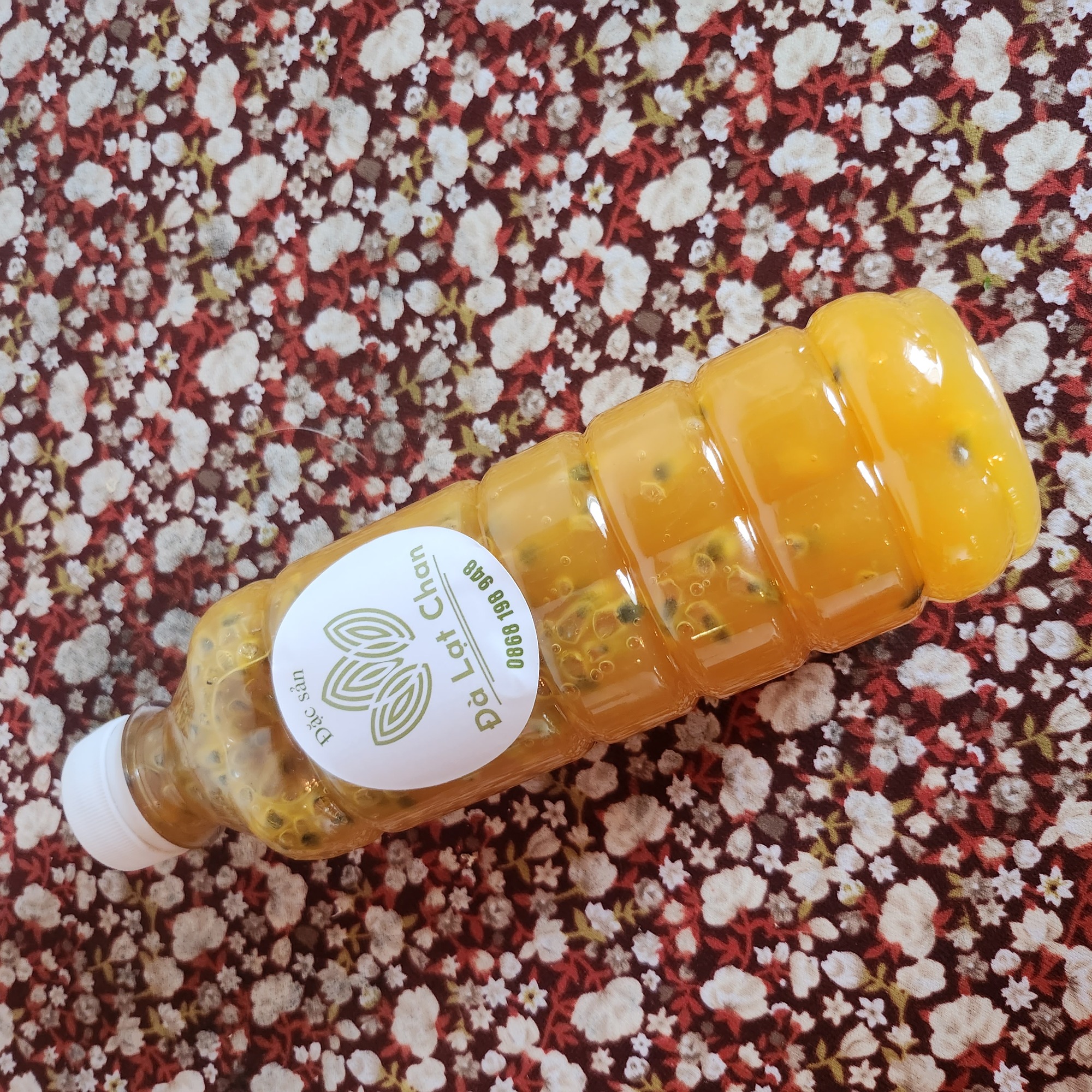 Chai nước cốt chanh dây Đà Lạt Chan loại 425ml