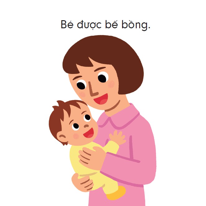 Sách Ehon Tương Tác Đầu Đời Bé Bế Bé Bồng