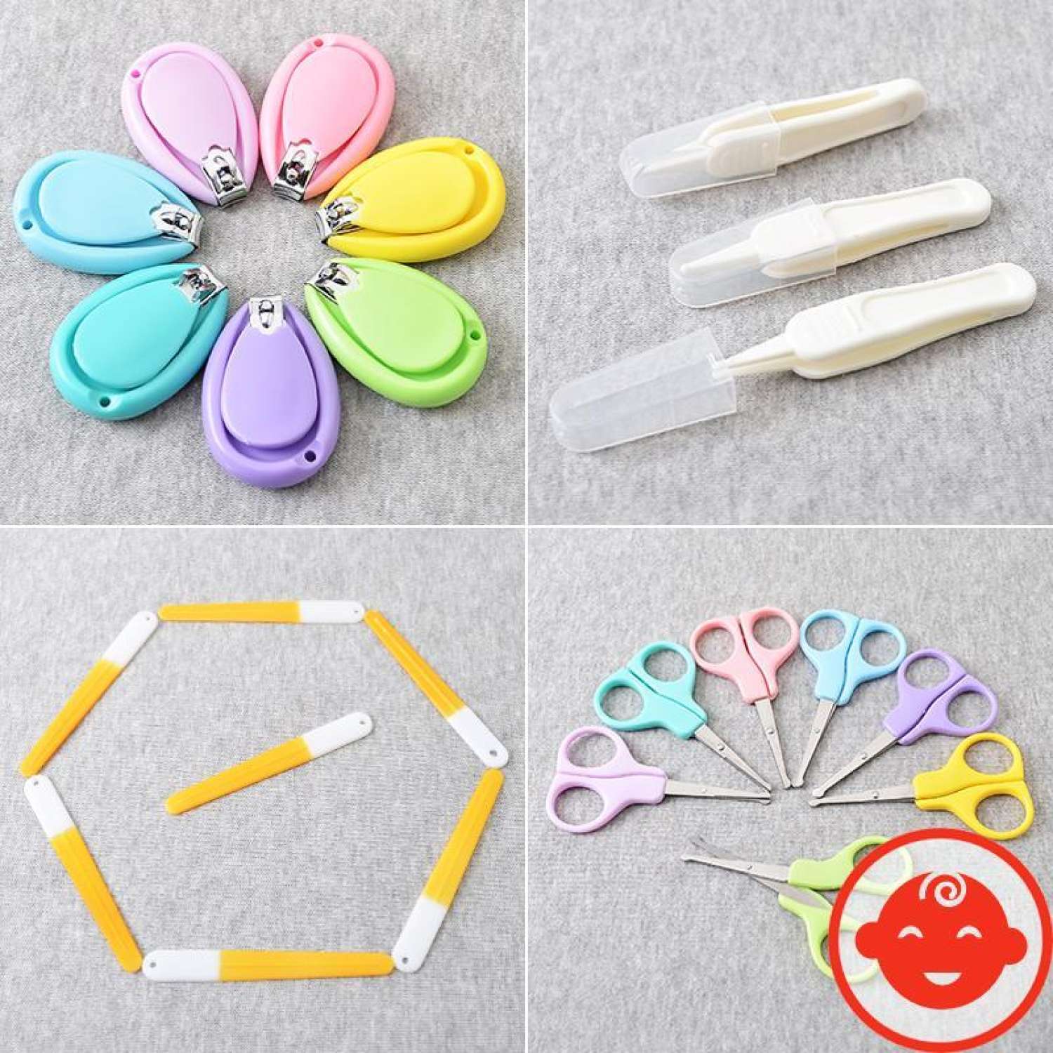 Bấm móng tay hình tròn 4 MÓN CAO CẤP chăm sóc cho bé yêu