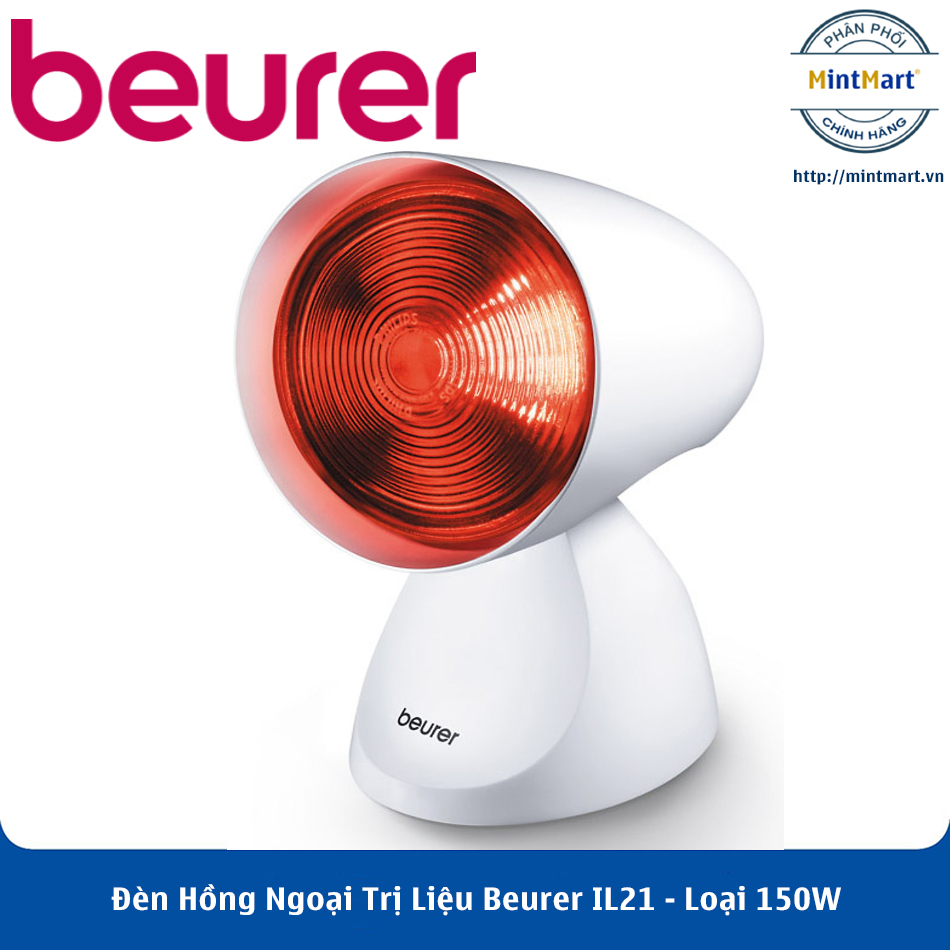 Đèn hồng ngoại trị liệu beurer il21 – loại 150w – hàng chính hãng