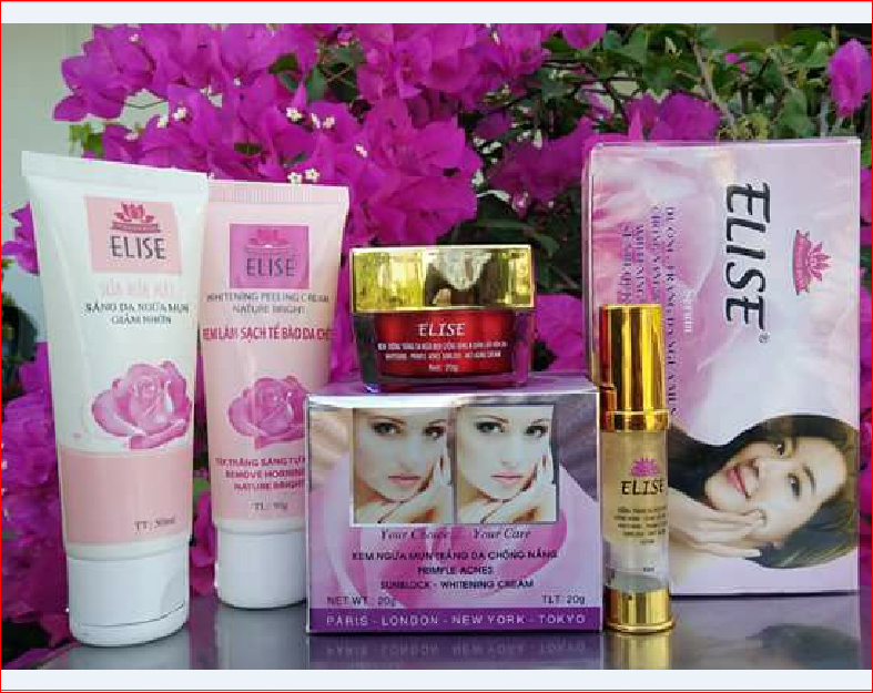 BỘ DƯỠNG DA ELISE, KEM DƯỠNG, SERUM, SỮA RỬA MẶT, TẨY TẾ BÀO CHẾT