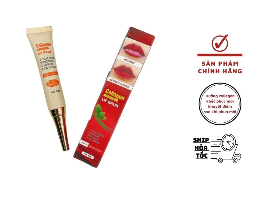 Dưỡng Collagen kích màu môi sau PX