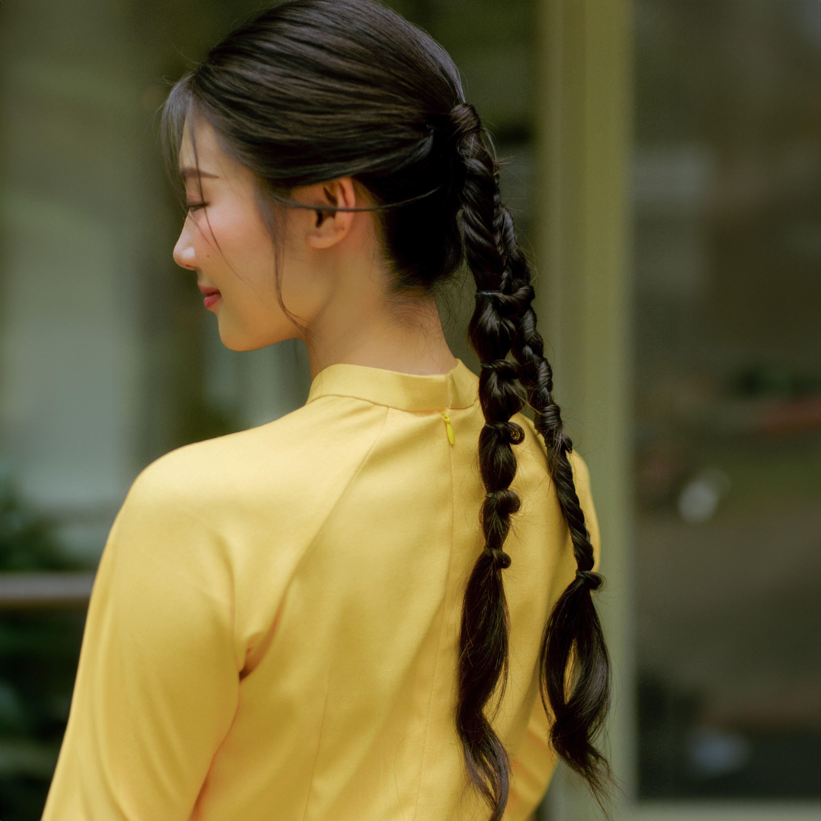 Áo Dài Nhung Về Nhà (đỏ/vàng) [Made by Tòhe]