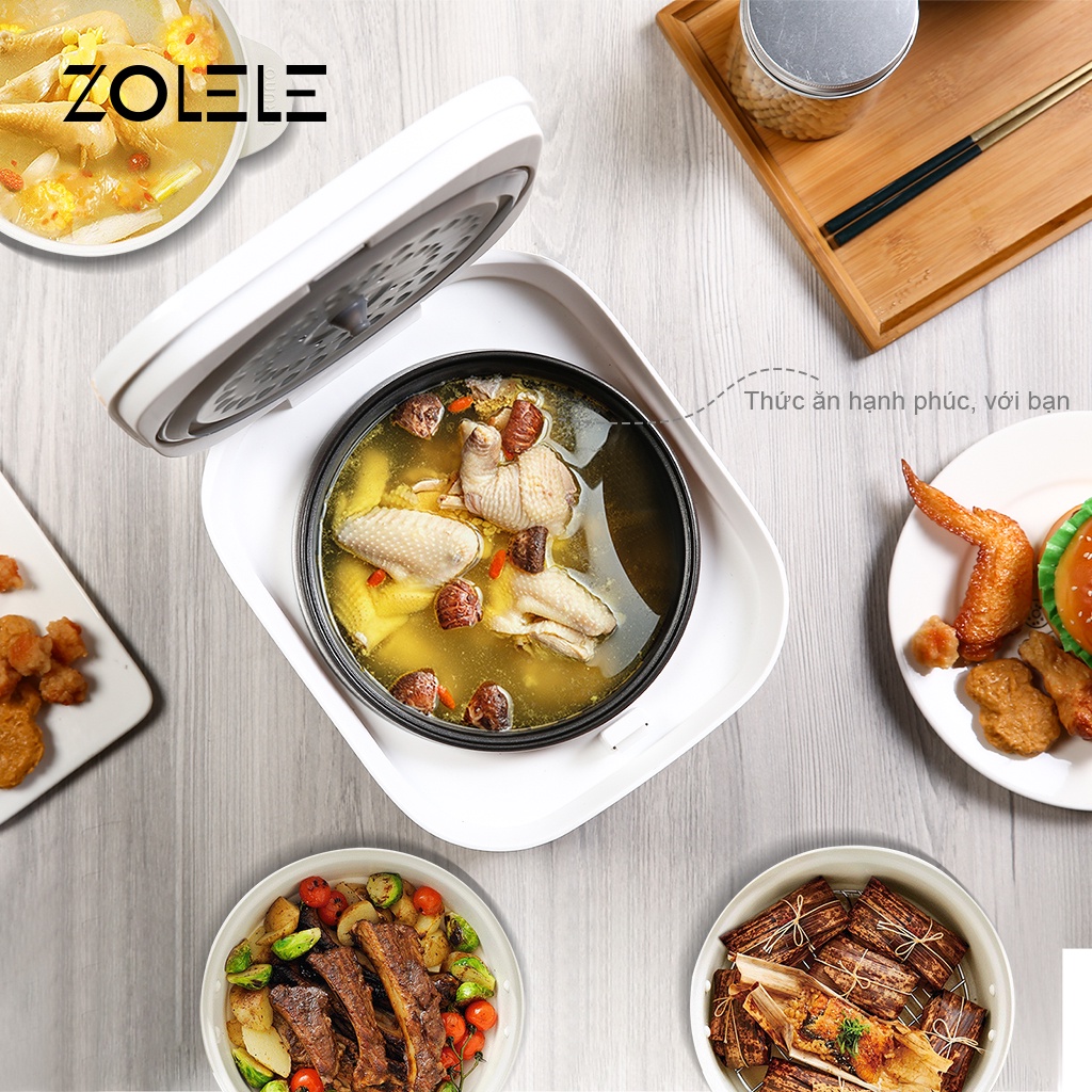 Nồi cơm điện đa năng ZOLELE ZB002 2.5L ( lòng nồi 1.2L)