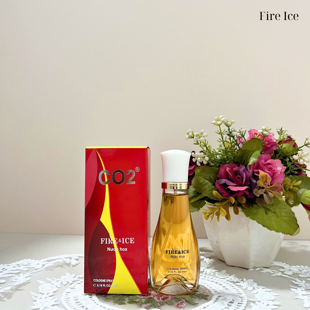Nước hoa Nữ CO2 Fire & Ice Cologne Spray (hương gỗ & hoa quả, lưu hương từ 4 - 6 giờ)