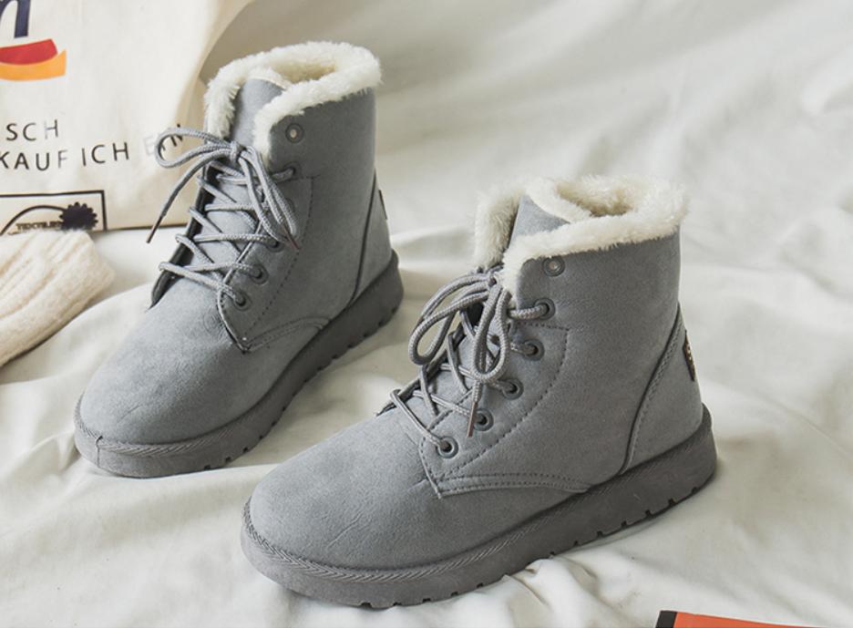 Boot Nữ, Bốt Nữ Mùa Đông, Bốt Lông Du Lịch Mùa Đông Siêu Ấm