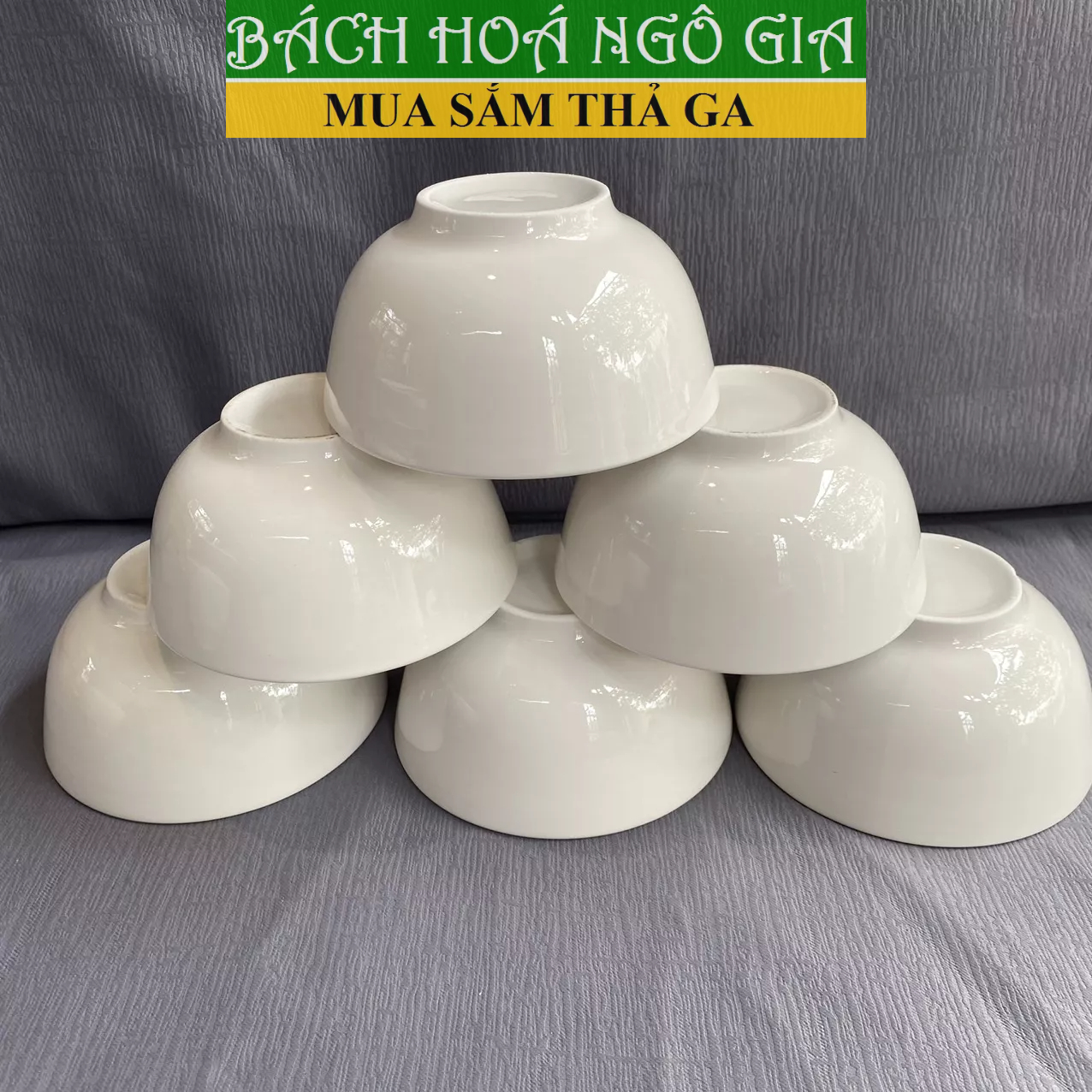 BỘ CHÉN TÔ DĨA TRẮNG lẻ món- bộ bàn ăn (chén ăn cơm, tô 3 size, dĩa 5 size)