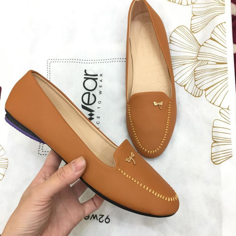 M8 giày bệt búp bê hàng vnxk, da lì cao cấp siêu bền
