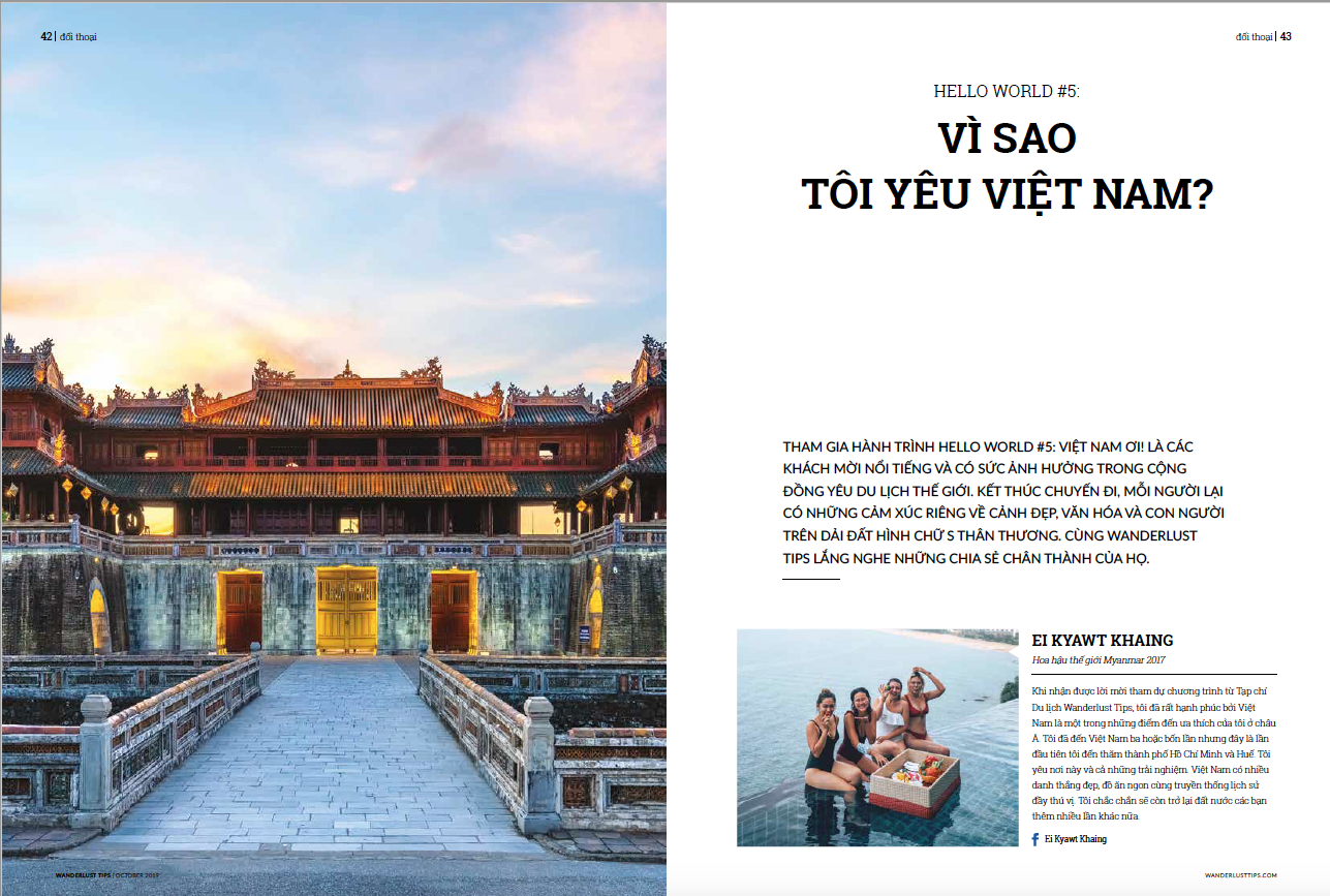 TẠP CHÍ WANDERLUST TIPS THÁNG 10.2019 (VOL.39)