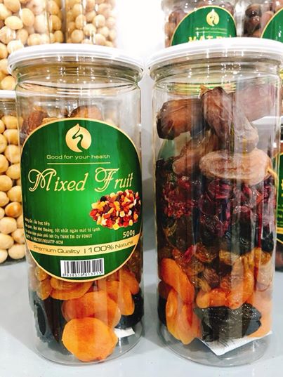 [HCM]Mix trái cây sấy - hộp 500gram
