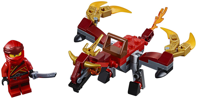 LEGO Ninjago Legacy 30535 Fire Flight Kai´s Mini Dragon Polybag [New Sealed, Genuine LEGO]