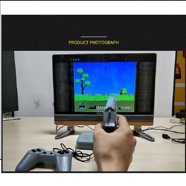 Máy chơi game 4 nút + băng 500 game có bắn vịt