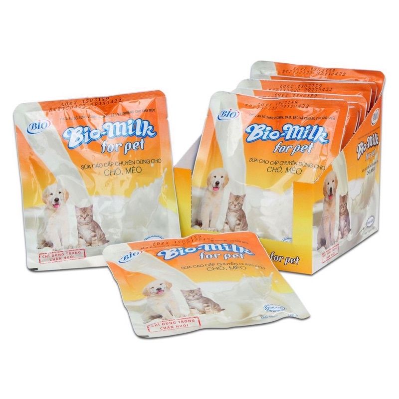 Sữa bột Bio-milk dành cho chó mèo gói 100gram