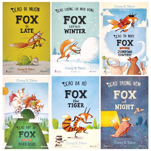 Fahasa - Bộ Fox Chú Cáo Tinh Nghịch (Song Ngữ Việt - Anh) (Bộ 6 Cuốn)
