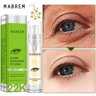 MABREM 22k Golden Eye Serum Moisturizing Anti-Wrinkle Anti-Age Hyaluronic Acid Remover Dark Circles Against Puffiness And Bags thumbnail