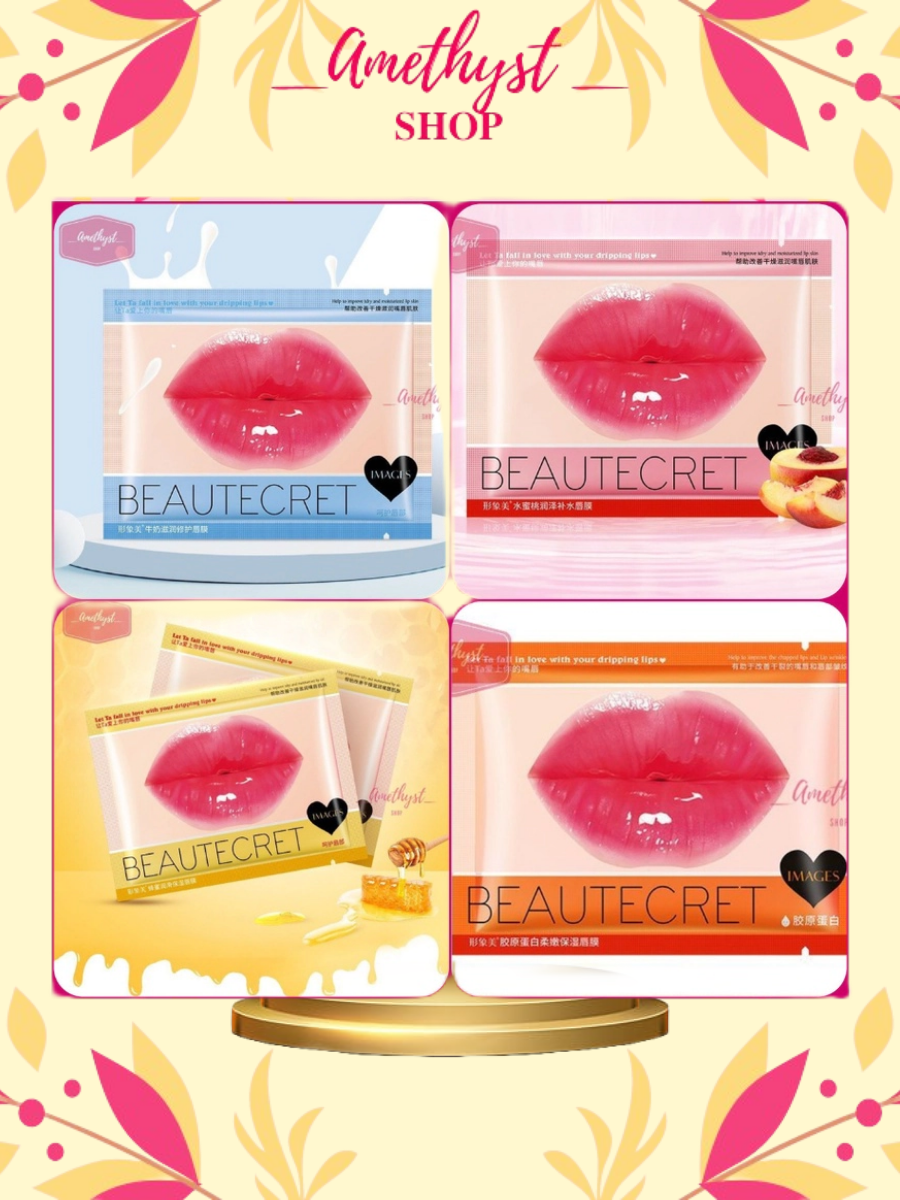 COMBO 20 Miếng Mặt Nạ Môi Images - Collagen Lips Moist Mask