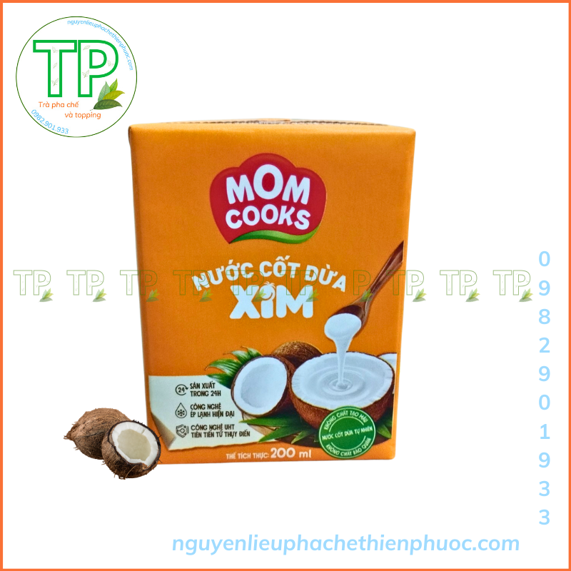 Nước cốt dừa Mom Cooks lon 400ml