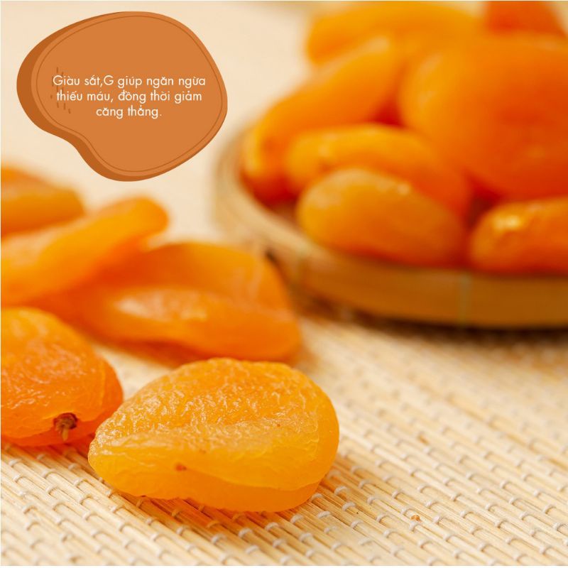 Lon 500G Mơ Sấy Dẻo Không Đường Ha