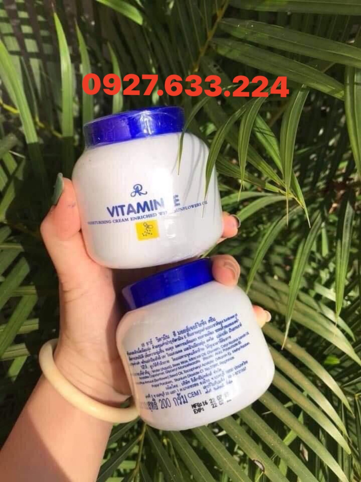 Kem dưỡng ẩm aron bổ sung vitamin E Thái Lan