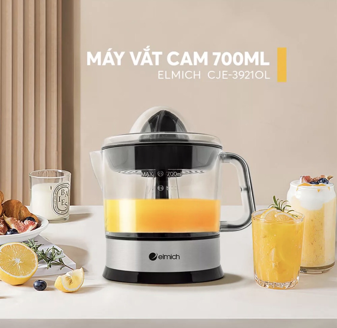 Máy vắt nước cam Elmich