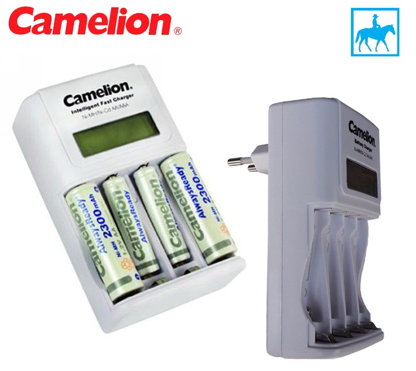 Bộ sạc nhanh pin tiểu LCD báo dung lượng pin Tự Ngắt Khi Đầy Camelion BC