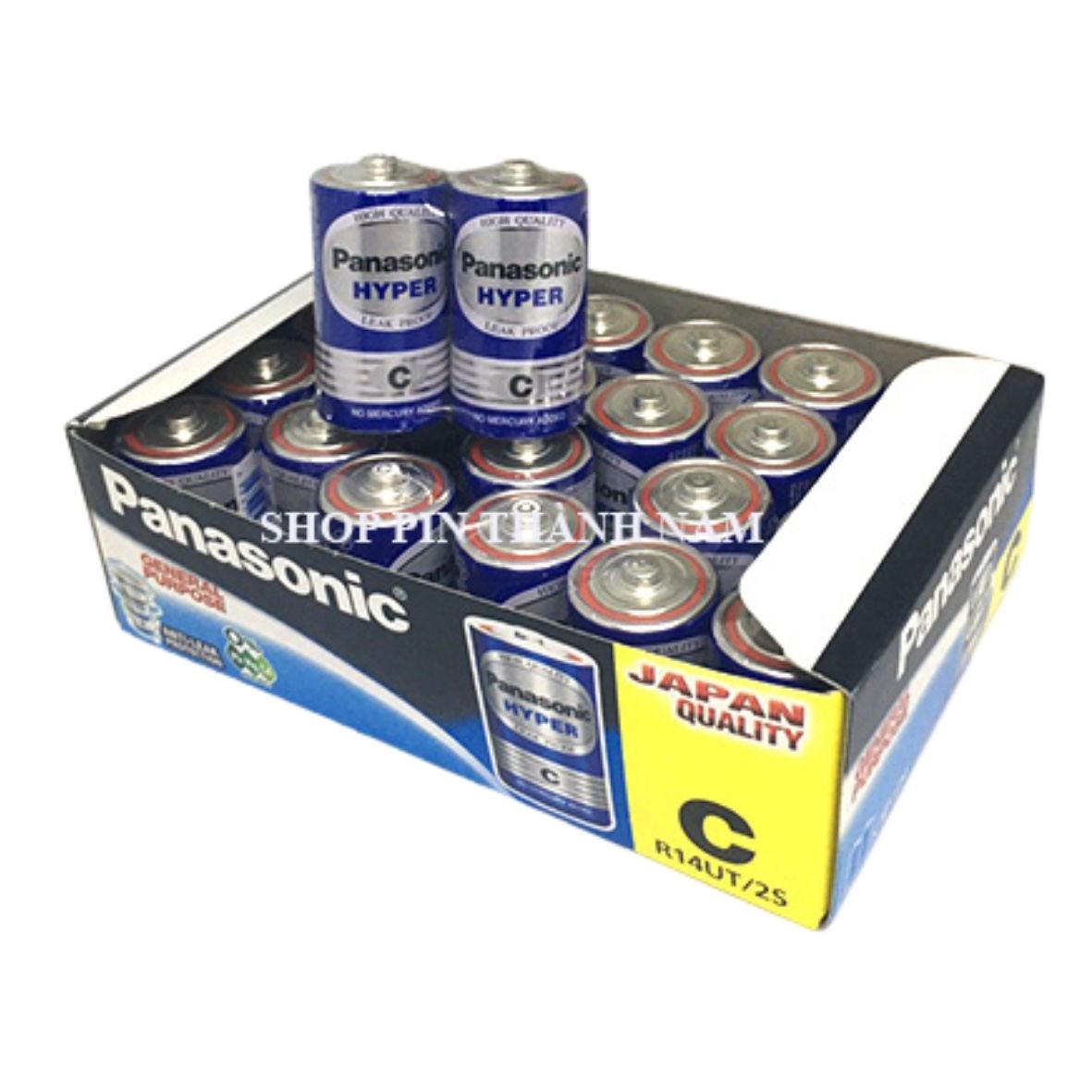 Pin Trung Panasonic hyper R14UT Vỉ 2 Viên Chính Hãng