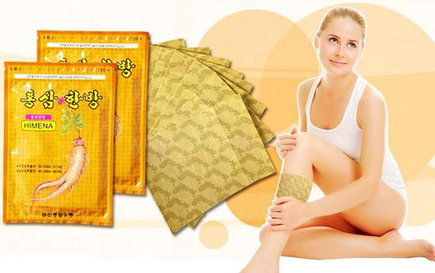 [HCM]Cao dán hồng sâm Himena Hàn Quốc (Gói 20 miếng dán)- CAM KẾT CHẤT LƯỢNG